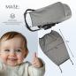 Preview: BAMBINIWELT universales Sonnensegel für Kinderwagen/Buggy mit UV50+, Design: meliert